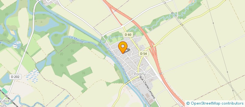 localisation de l'entreprise SCI LES LILAS  POGNY