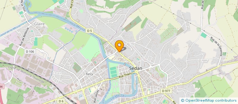 localisation de l'entreprise SCI LES LILAS  SEDAN