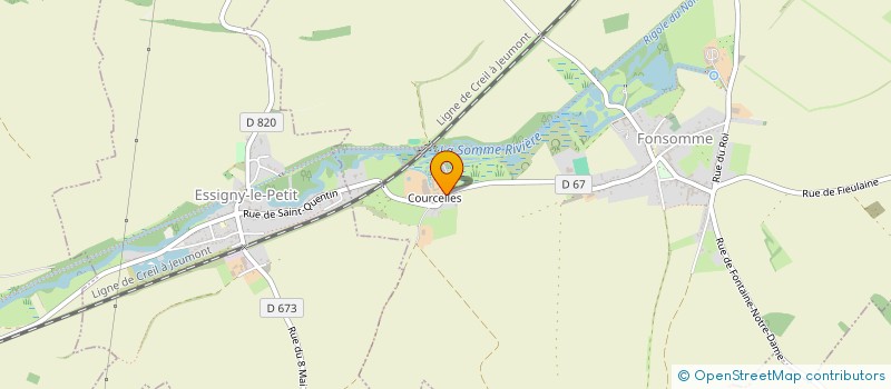 localisation de l'entreprise SCI LES LILAS  FONSOMME