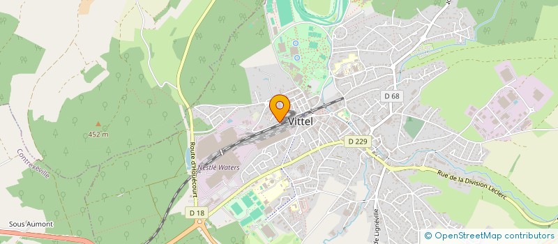 localisation de l'entreprise SCI LES LILAS  VITTEL