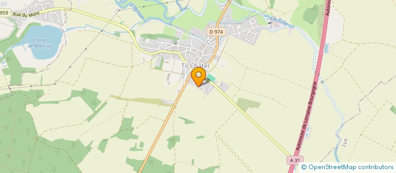 localisation de l'entreprise SCI LES LILAS  TIL-CHATEL