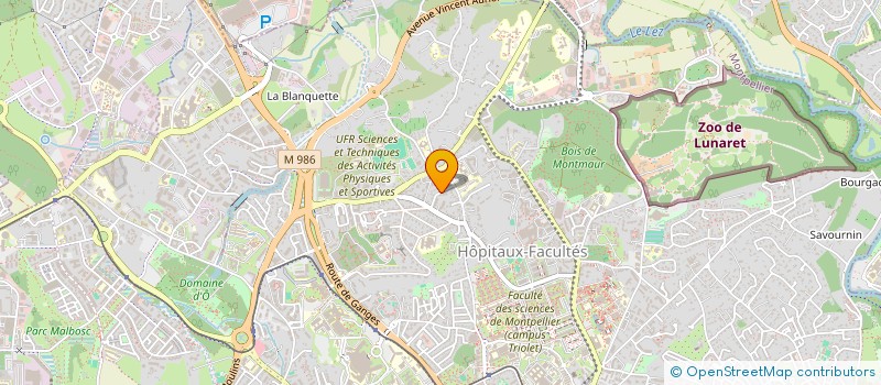localisation de l'entreprise SCI LES LILAS à MONTPELLIER