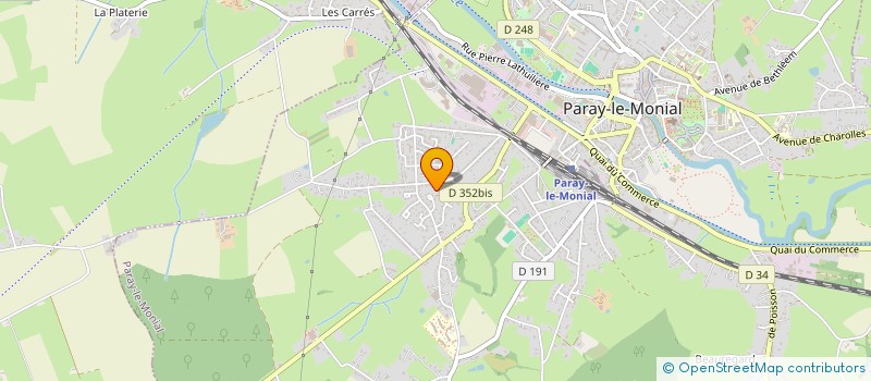 localisation de l'entreprise SCI LES LILAS  PARAY-LE-MONIAL