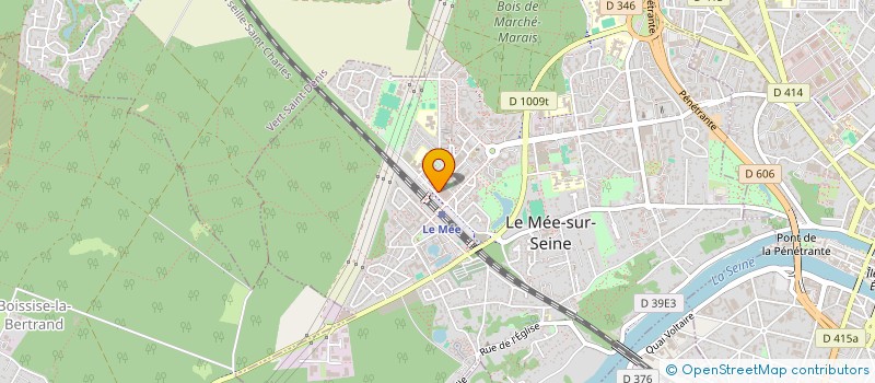 localisation de l'entreprise SCI LES LILAS  LE MEE-SUR-SEINE