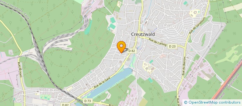 localisation de l'entreprise SCI LES LILAS  CREUTZWALD