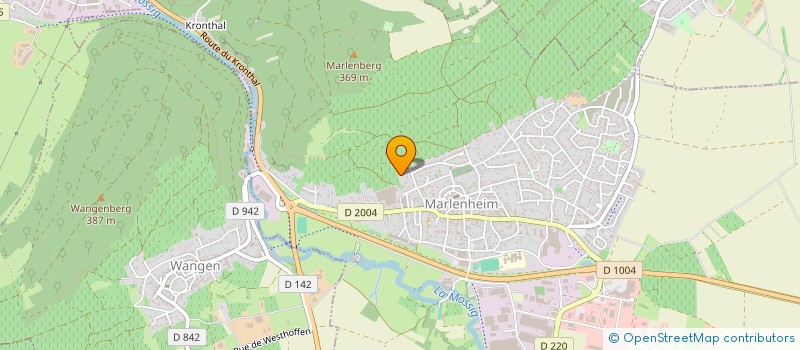 localisation de l'entreprise SCI LES LILAS  MARLENHEIM