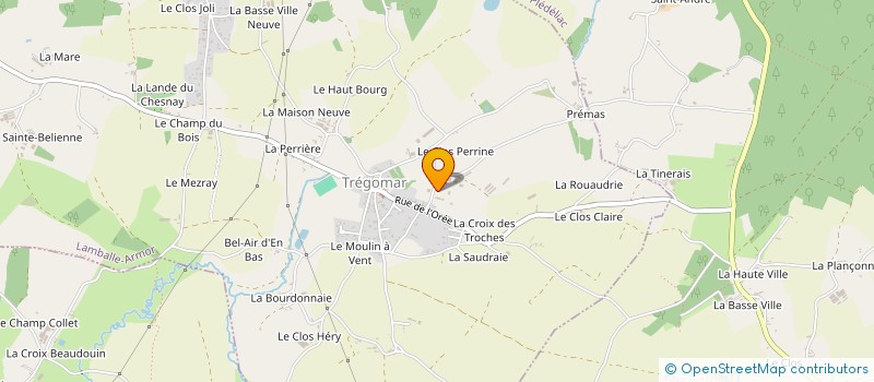 localisation de l'entreprise SCI LES LILAS BLANCS  LAMBALLE-ARMOR