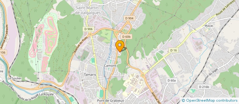 localisation de l'entreprise SCI LES LILAS BLEUS  SAINT-MARTIN-DE-VALGALGUES