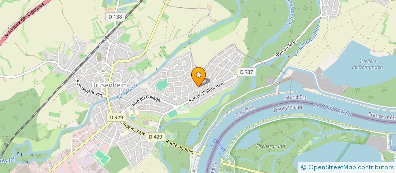 localisation de l'entreprise SCI LES LILAS DE LA GARDEN  ROHRWILLER