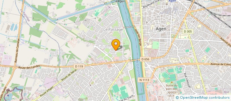 localisation de l'entreprise SCI LES LILAS DE LEA  LE PASSAGE