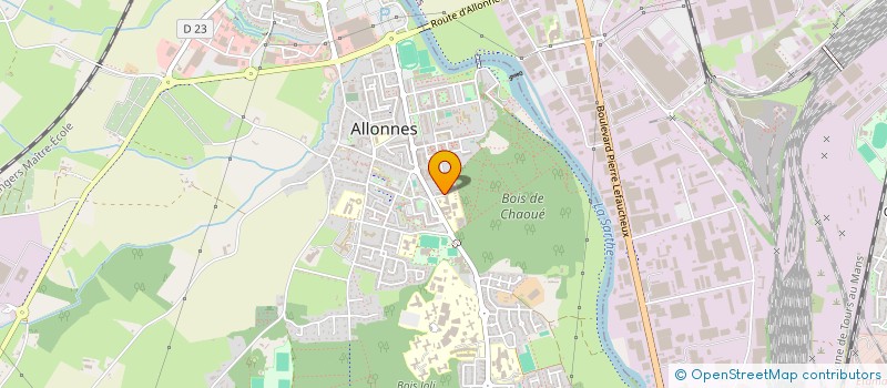 localisation de l'entreprise SCI LES LILAS VI  ALLONNES