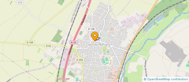 localisation de l'entreprise SCI LES LIMOUSINS  JAUNAY-MARIGNY