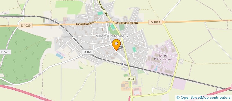 localisation de l'entreprise SCI LES LIONNES à VILLERS-BRETONNEUX