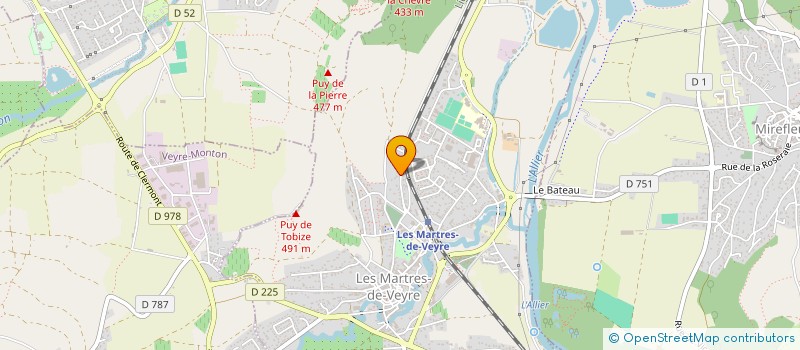 localisation de l'entreprise SCI LES LIONNES  LES MARTRES-DE-VEYRE