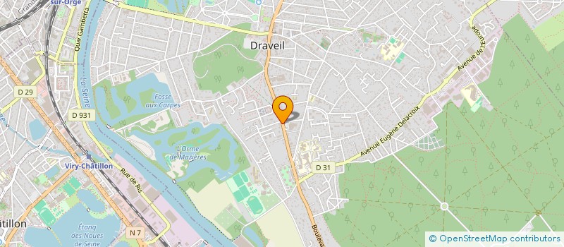 localisation de l'entreprise SCI LES LIONS à DRAVEIL