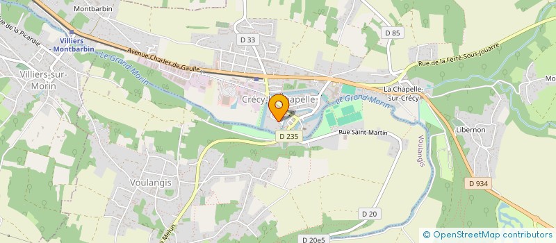 localisation de l'entreprise SCI LES LIONS DE LA BELLE DU MORIN  CRECY-LA-CHAPELLE