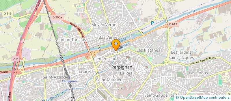 localisation de l'entreprise SCI LES LLOBERES à PERPIGNAN