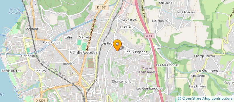 localisation de l'entreprise SCI LES LOFOTENS  AIX-LES-BAINS