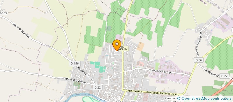 localisation de l'entreprise SCI LES LOGEMENTS SAINTAIS à JARNAC