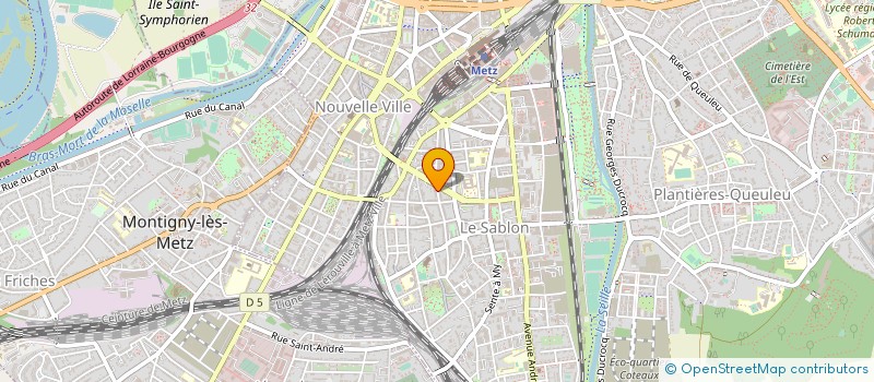 localisation de l'entreprise SCI LES LOGES  METZ