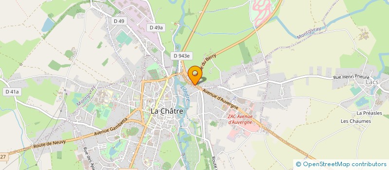 localisation de l'entreprise SCI LES LOGES à MONTGIVRAY