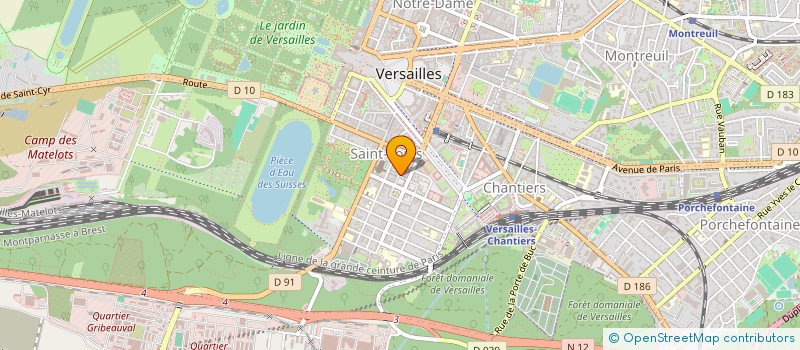 localisation de l'entreprise SCI LES LOGES à VERSAILLES