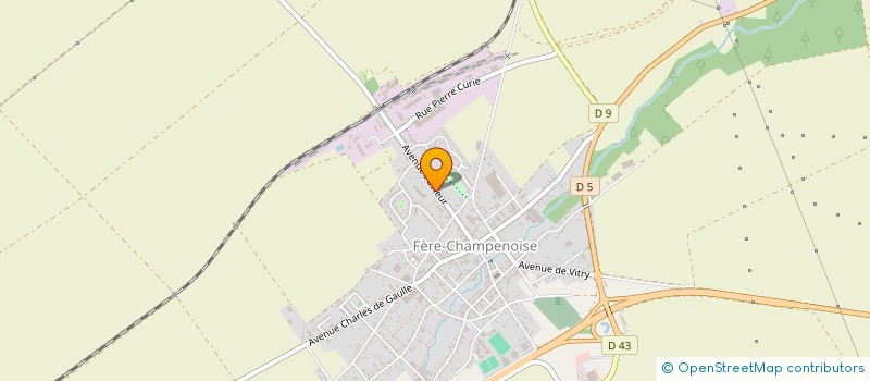 localisation de l'entreprise SCI LES LOGES  FERE-CHAMPENOISE