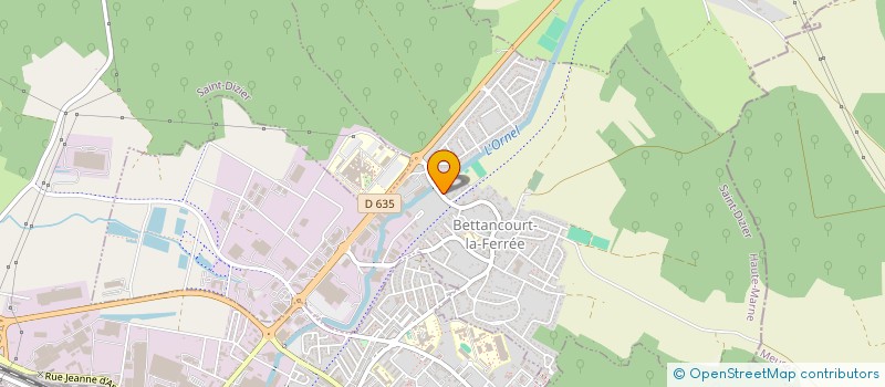 localisation de l'entreprise SCI LES LOGIDOR à BETTANCOURT-LA-FERREE