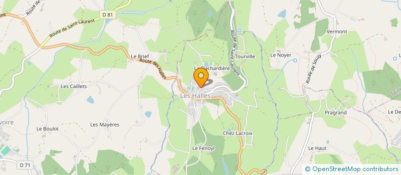 localisation de l'entreprise SCI LES LOGIS DE LA ROSE  LES HALLES