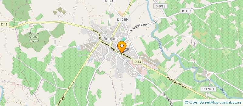 localisation de l'entreprise SCI LES LOGIS DE ROUJAN  ROUJAN