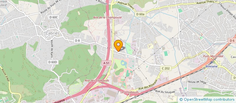 localisation de l'entreprise SCI LES LOGIS DU SOLEIL à BOUC-BEL-AIR