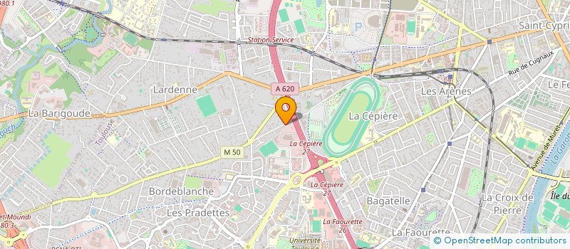 localisation de l'entreprise SCI LES LOIRS  TOULOUSE