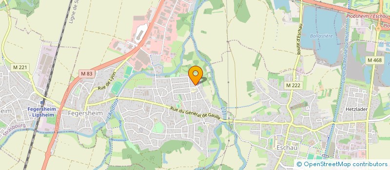 localisation de l'entreprise SCI LES LOISIRS à FEGERSHEIM