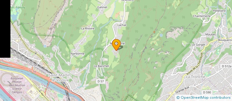 localisation de l'entreprise SCI LES LOISIRS DU MAS CACHE  SAINT-MARTIN-LE-VINOUX