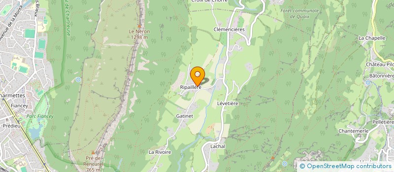 localisation de l'entreprise SCI LES LOISIRS DU NERON  SAINT-MARTIN-LE-VINOUX