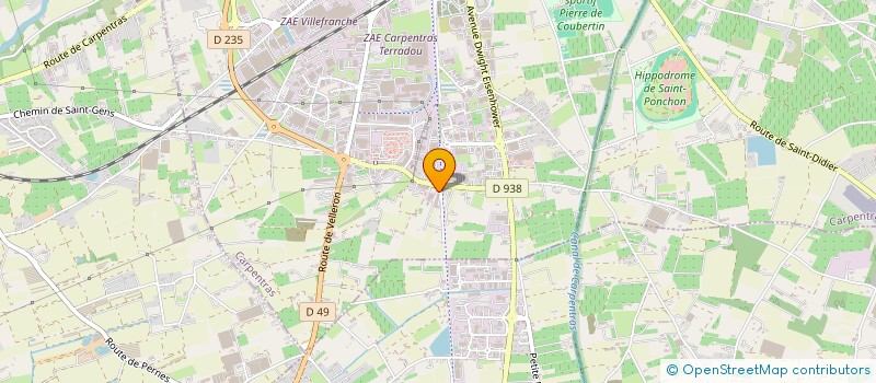 localisation de l'entreprise SCI  LES LONES  CARPENTRAS