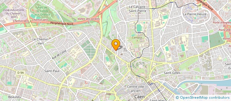 localisation de l'entreprise SCI LES LONGERES DU GOLF à CAEN