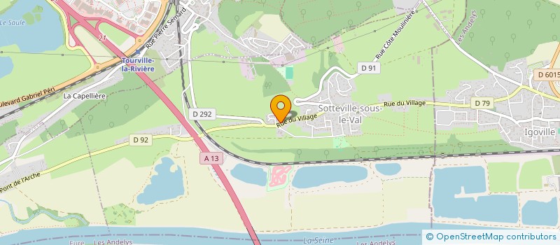 localisation de l'entreprise SCI LES LONGUES COUTURES  SOTTEVILLE-SOUS-LE-VAL