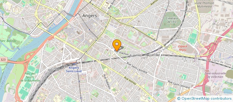 localisation de l'entreprise SCI LES LONGUES ILES à ANGERS