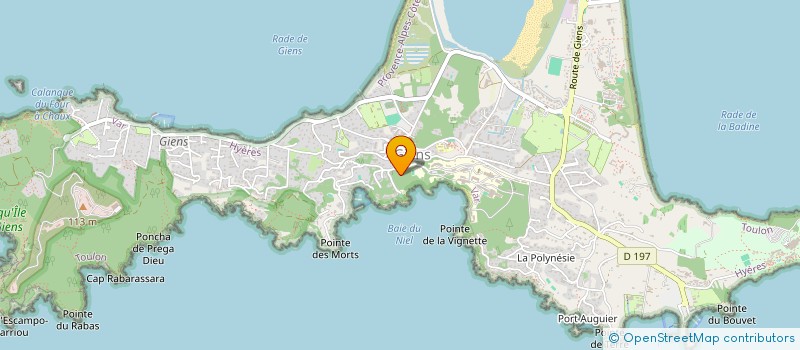 localisation de l'entreprise SCI LES LONNES à HYERES