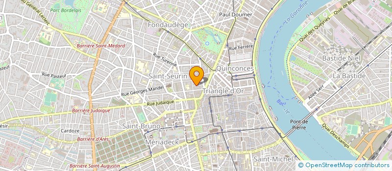 localisation de l'entreprise SCI LES LORETTES à BORDEAUX