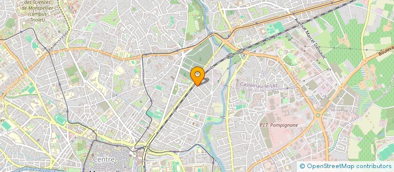 localisation de l'entreprise SCI LES LORIOTS à MONTPELLIER