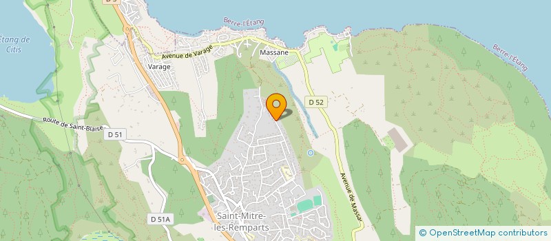 localisation de l'entreprise SCI LES LOTS  SAINT-MITRE-LES-REMPARTS