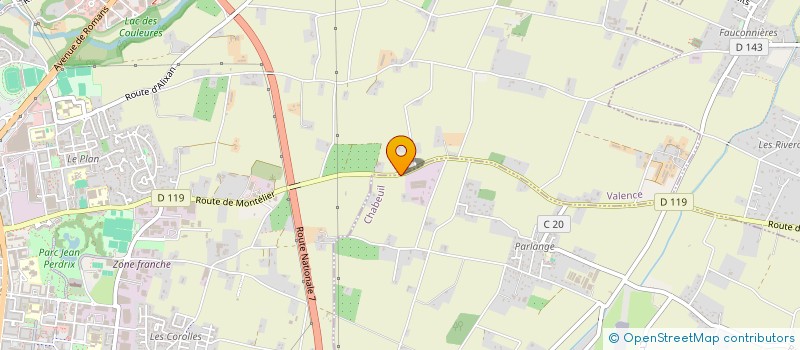 localisation de l'entreprise SCI LES LOUISES à CHABEUIL
