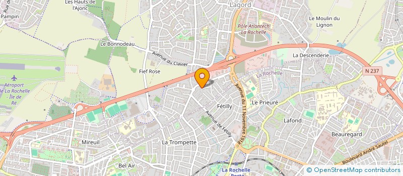 localisation de l'entreprise SCI LES LOUISETTES  LAGORD