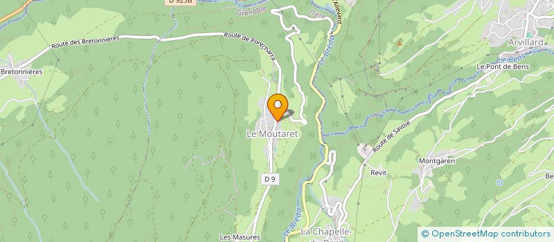 localisation de l'entreprise SCI LES LOULOUTES  ALLEVARD