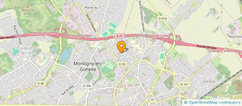 localisation de l'entreprise SCI LES LOUPIOS à HENIN-BEAUMONT