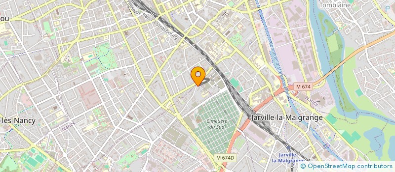 localisation de l'entreprise SCI LES LOUPIOTS  VANDUVRE-LES-NANCY