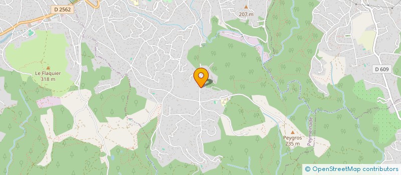 localisation de l'entreprise SCI LES LOUPIOTS  PEYMEINADE