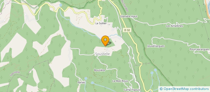 localisation de l'entreprise SCI LES LOUPS  SAINTE CECILE D'ANDORGE